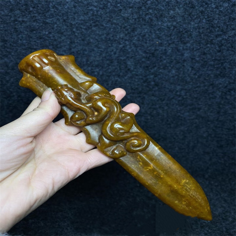 Vintage Collectible Ornaments - Chinese Collection Antique Handicrafts Jade Carvings