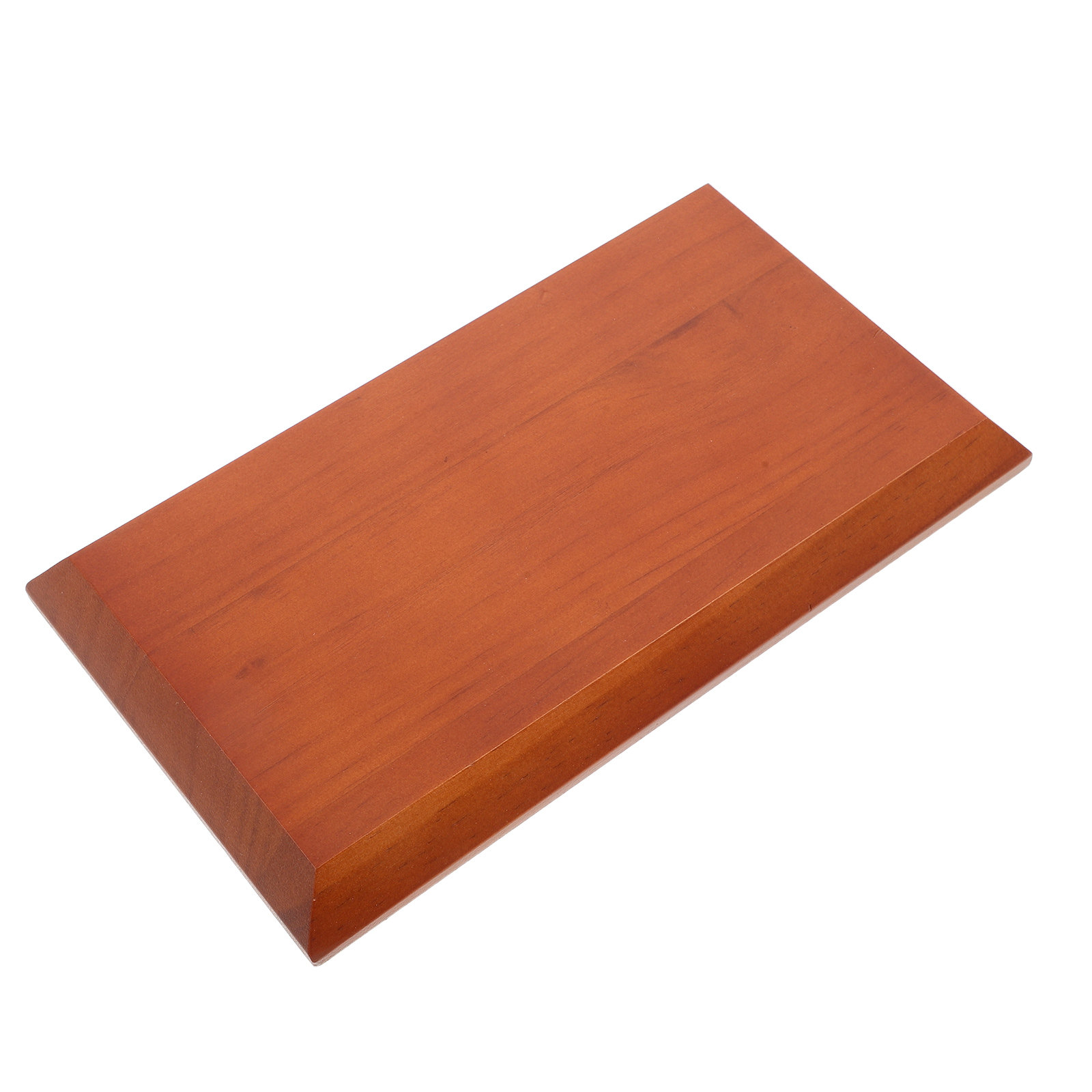 Vintage Collectible Stores - 1Piece Dark Brown Cherry Wood Display