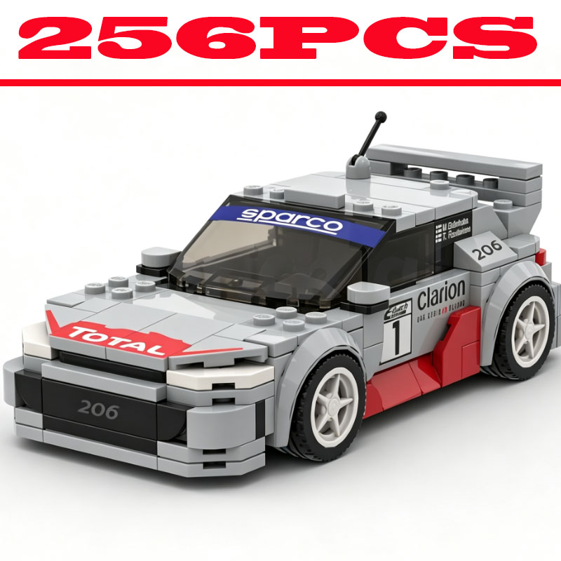 Vintage Collectibles Toys - Vintage Rally Race Car Building Blocks