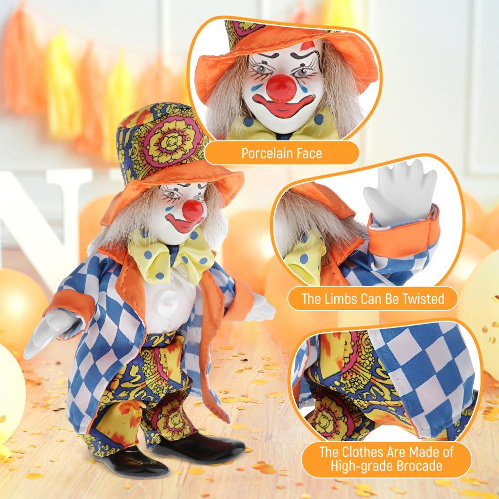 Ceramic Porcelain Jester Clown - огляд і ціна Vintage Collectible Porcelain Dolls