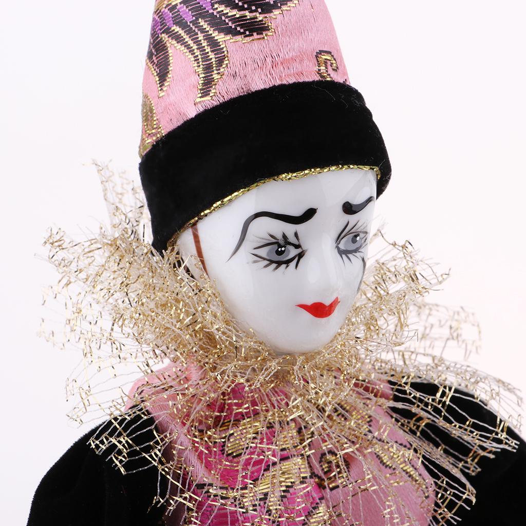 22cm Porcelain Clown Dolls Col - огляд і ціна Vintage Collectible Porcelain Dolls