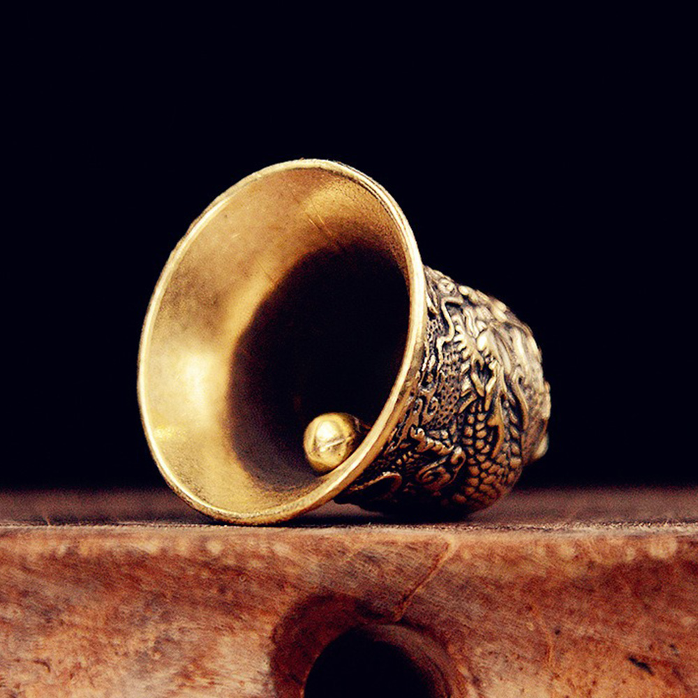 New Vintage Brass Bell Carved  - огляд і ціна Vintage Collectible Bells