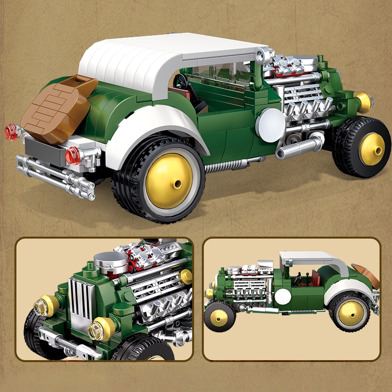 Retro vintage car building blo - огляд і ціна Vintage Collectible Model Cars
