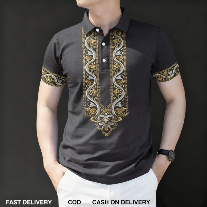 2026 Mens Barong Polo Shirt fo - огляд і ціна Vintage Collectible Buttons