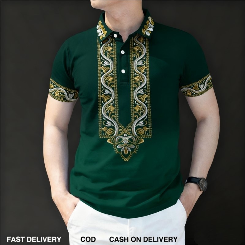 2026 Mens Barong Polo Shirt fo - огляд і ціна Vintage Collectible Buttons