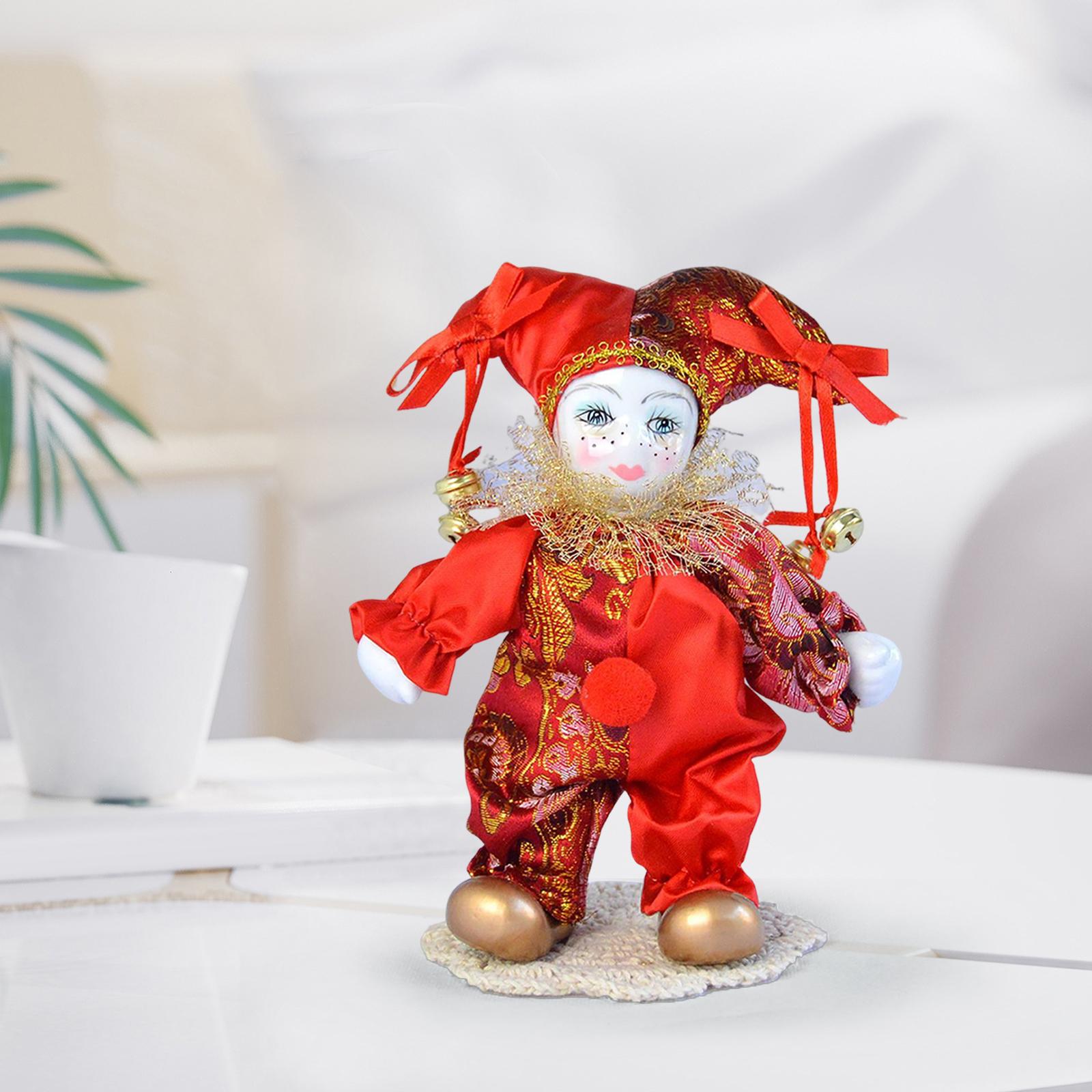 Vintage Harlequin Doll Antique - огляд і ціна Vintage Collectible Porcelain Dolls