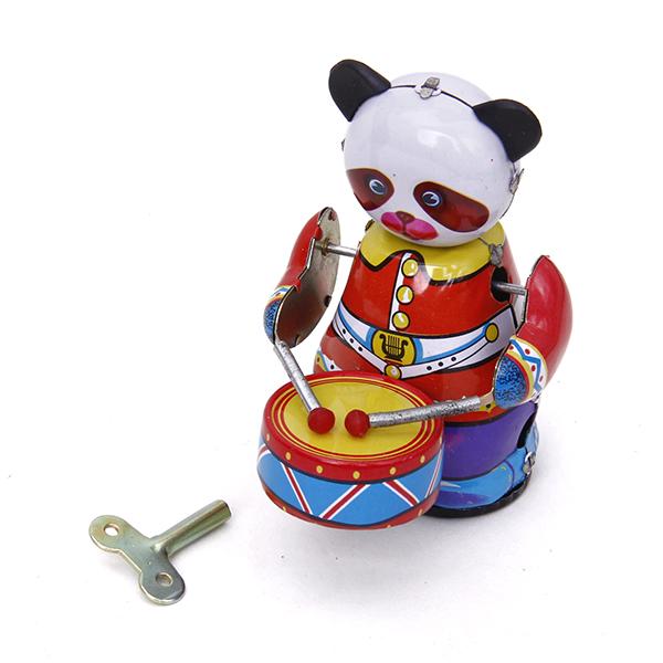 Wind Up Clockwork Panda Drumme - огляд і ціна Vintage Collectibles Toys