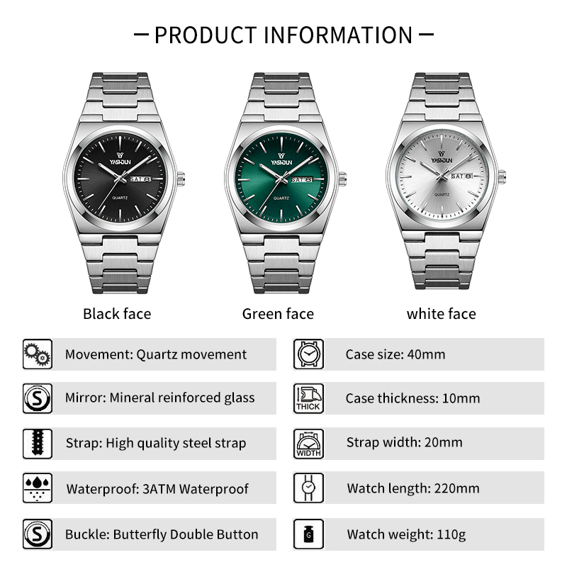 Top Brand Luxury Stainless Ste - огляд і ціна Vintage Collectible Watches