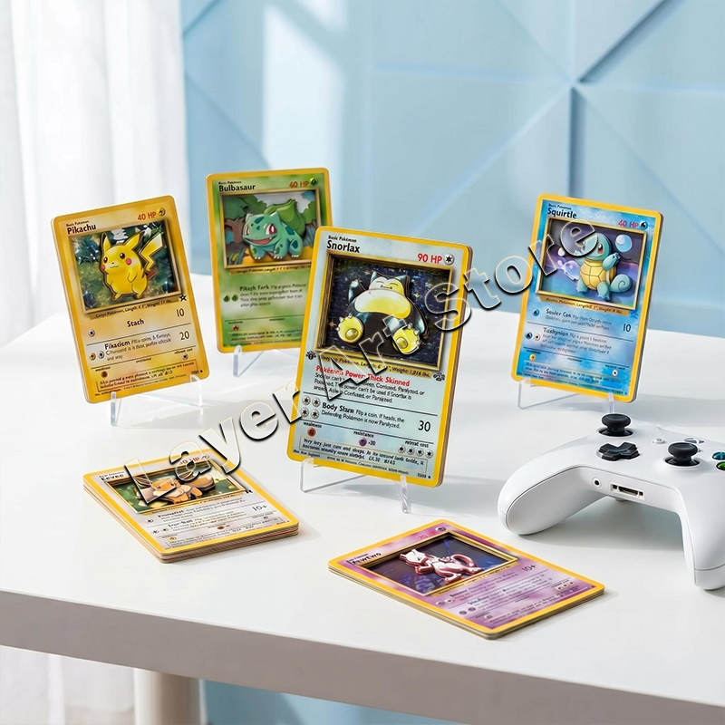 3D Pokemon Layered Card Vintag - огляд і ціна Vintage Pokemon Collectible