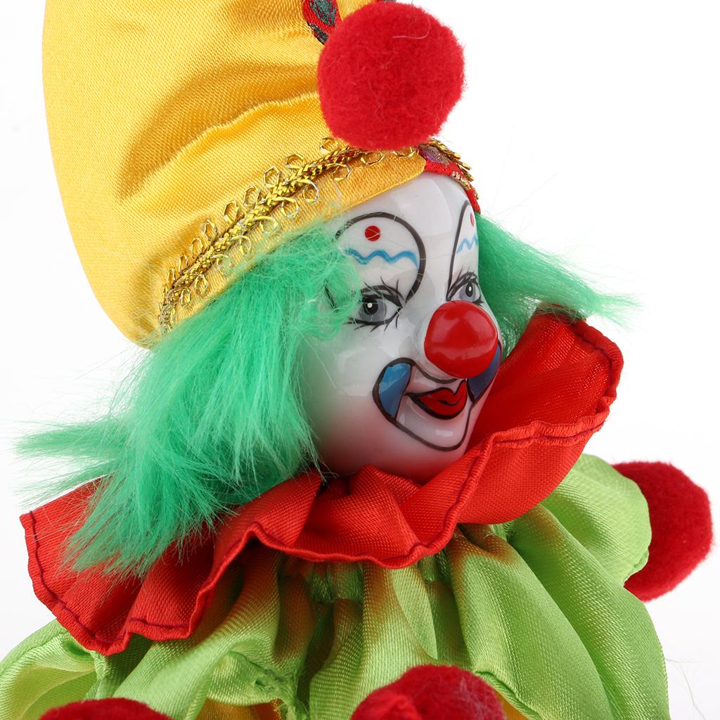 Clown Dolls Porcelain Handcraf - огляд і ціна Vintage Collectible Porcelain Dolls