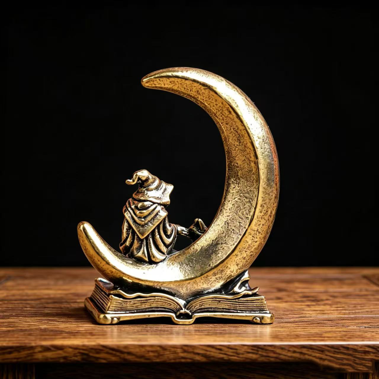 Brass Moon Witch Decoration St - огляд і ціна Vintage Collectible Ornaments