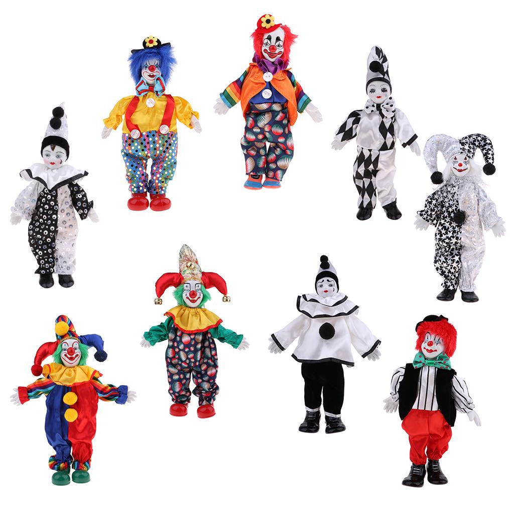 Handmade Porcelain Clown Dolls - огляд і ціна Vintage Collectible Porcelain Dolls