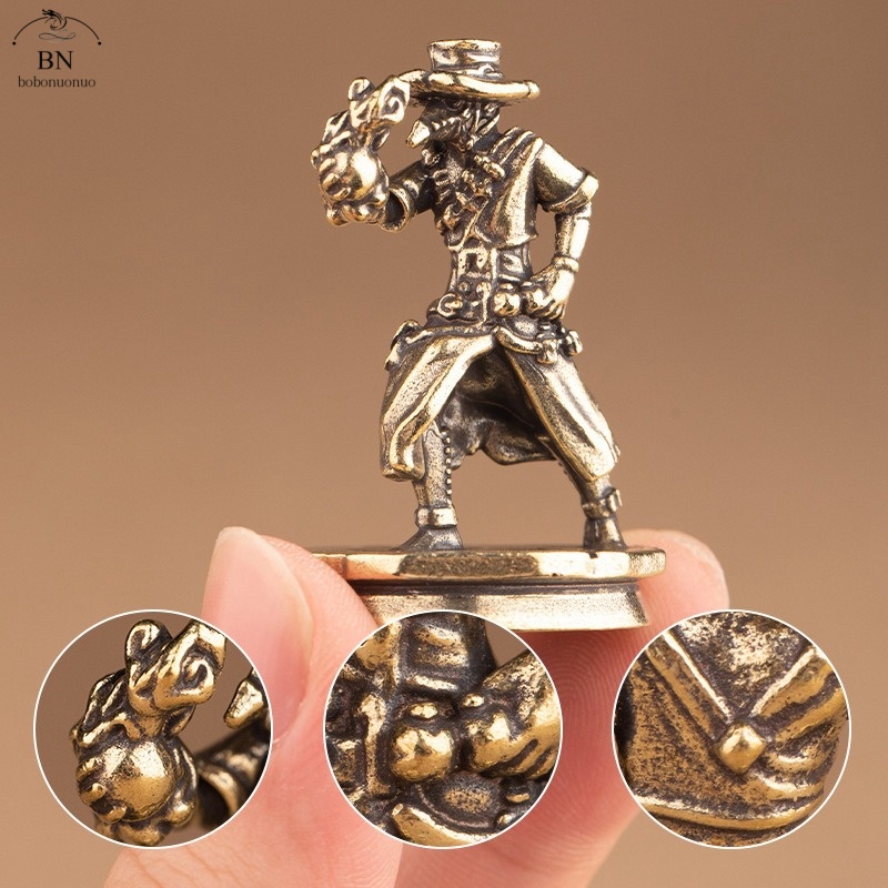 solid Brass Dance Cowboy Figur - огляд і ціна Vintage Collectibles Toys