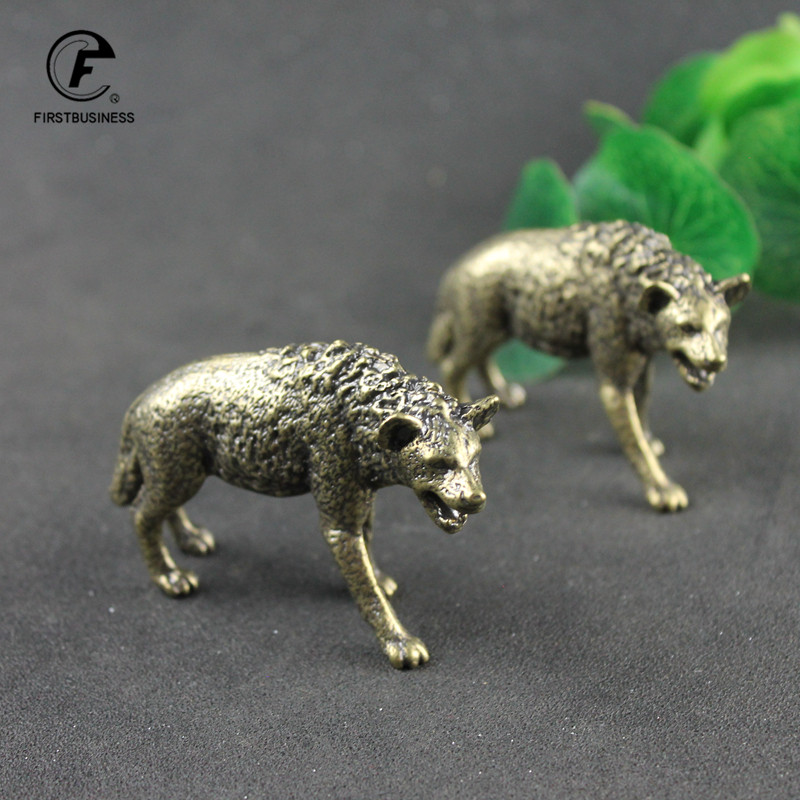 Solid Brass Hyena Figurine Min - огляд і ціна Vintage Collectible Ornaments