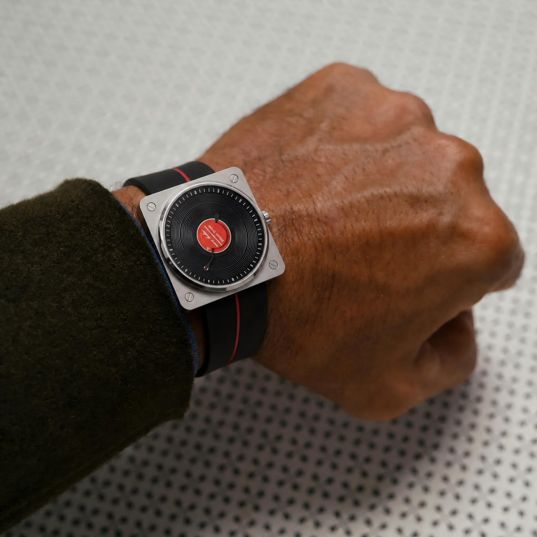 SKU Vinyl Record Quartz Men's  - огляд і ціна Vintage Collectible Watches