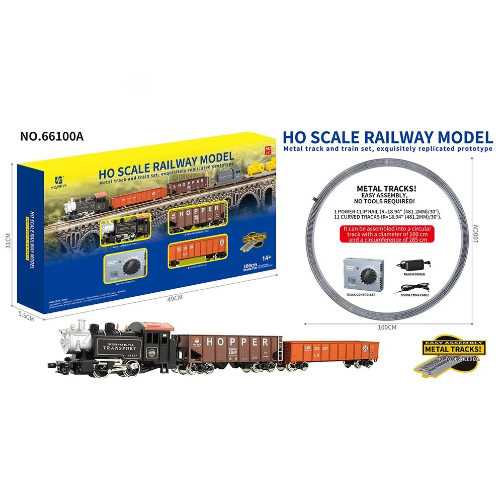 HO Scale Metal Rail Train Mode - огляд і ціна Vintage Collectibles Toys