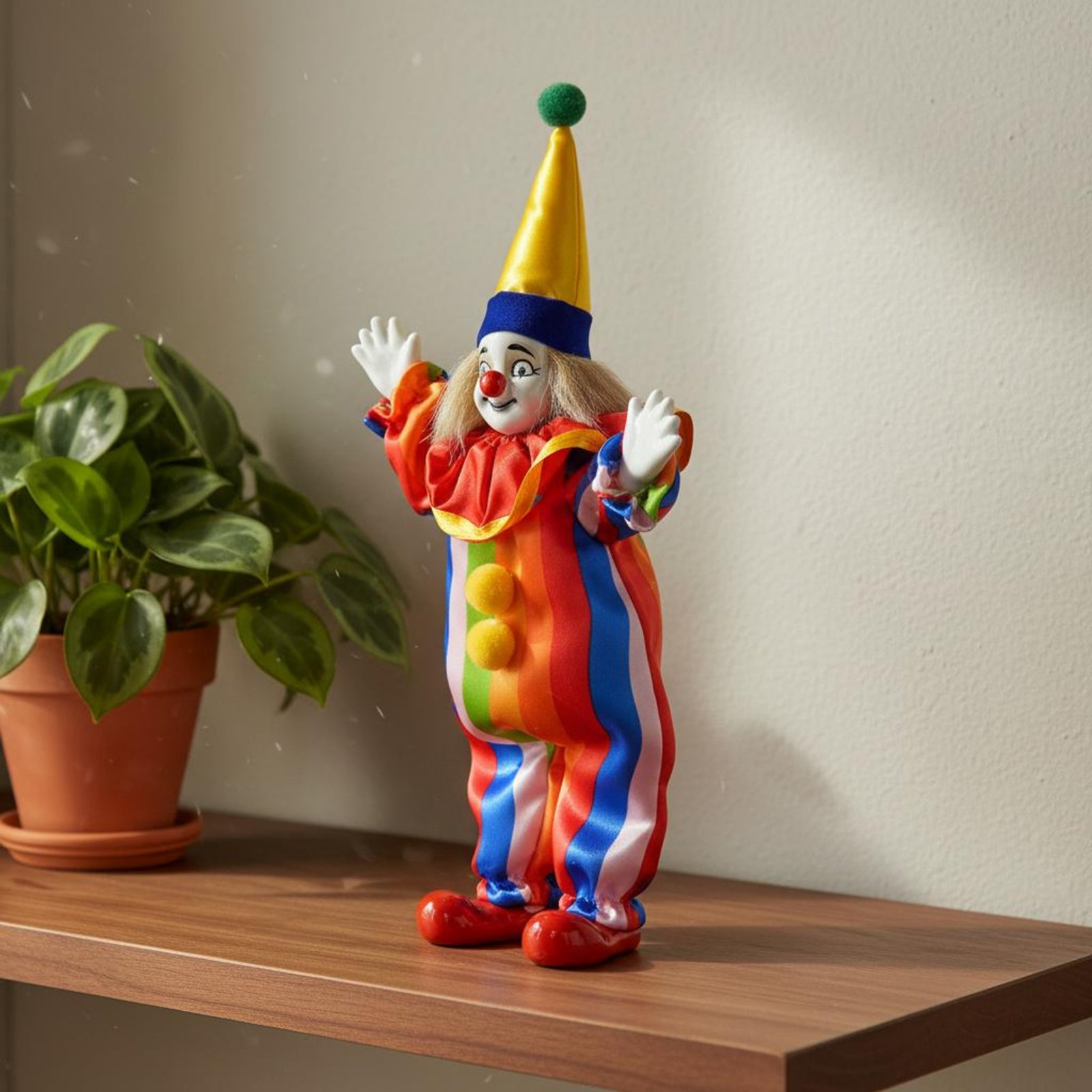 Vintage Porcelain Clown Doll D - огляд і ціна Vintage Collectible Porcelain Dolls