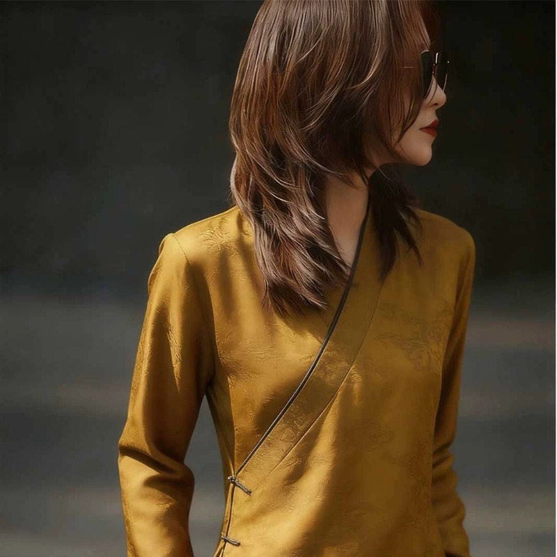 Chinese Style Women's Blouses  - огляд і ціна Vintage Collectible Buttons