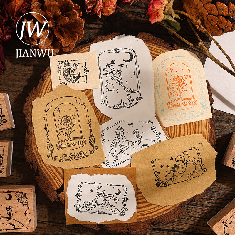 JIANWU 6 Pcs/set Rose Prince S - огляд і ціна Vintage Collectible Magazines