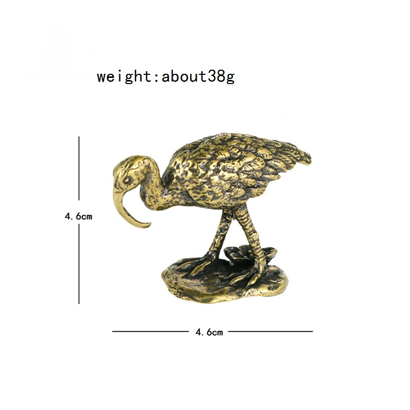 Brass Vintage Long-billed Cran - огляд і ціна Vintage Collectible Ornaments