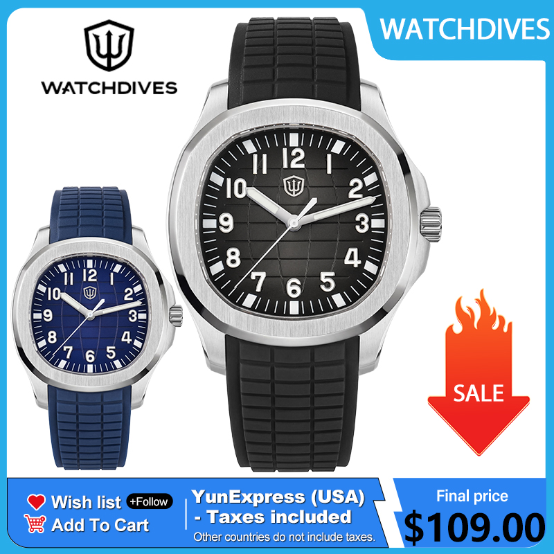 Watchdives WD008 38mm Dive Men - огляд і ціна Vintage Collectible Watches