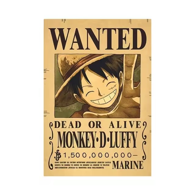 Anime One Piece Bounty Wanted  - огляд і ціна Vintage Collectibles Toys