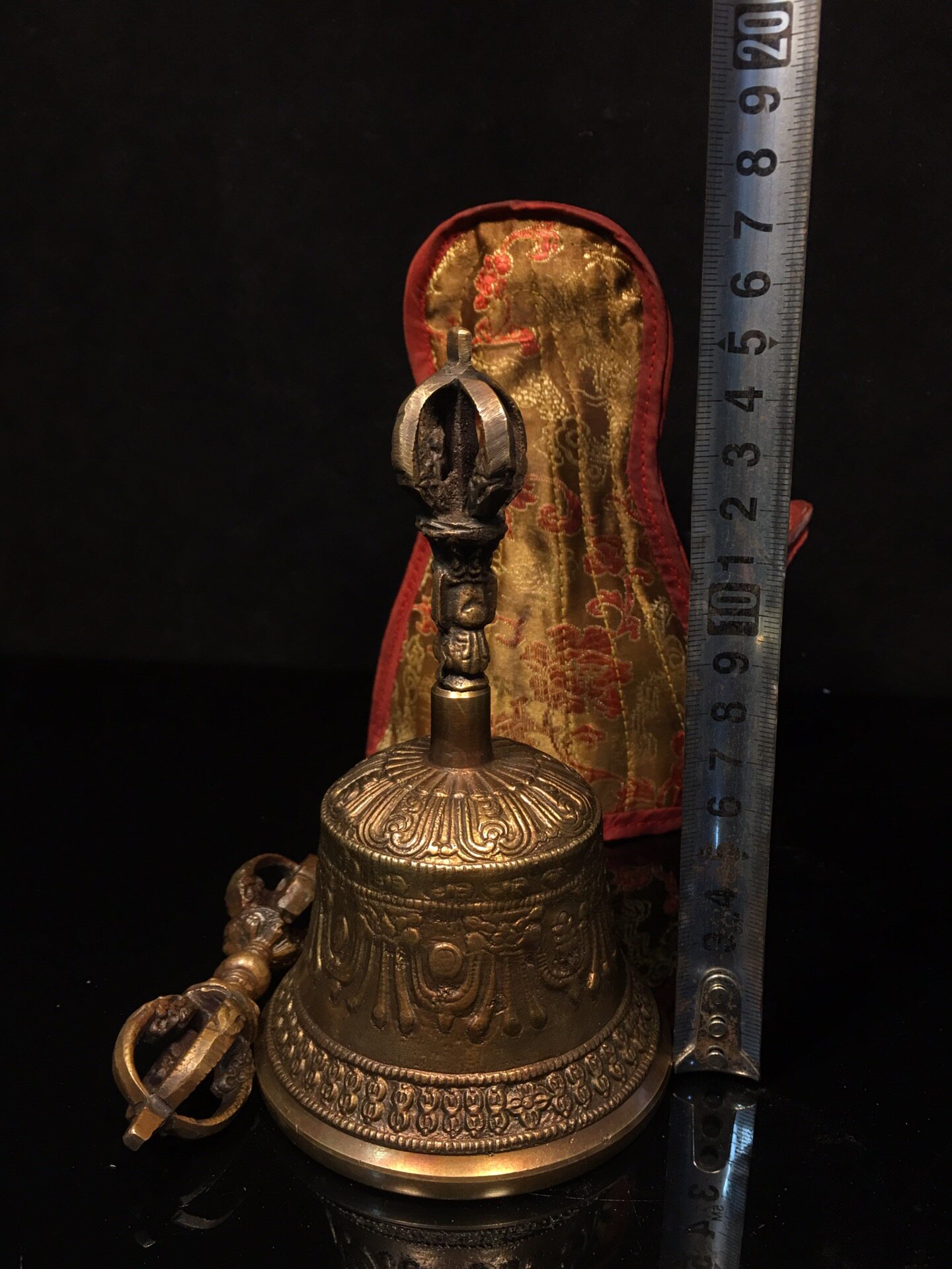 Vintage Pure Brass Vajra Bell  - огляд і ціна Vintage Collectible Bells