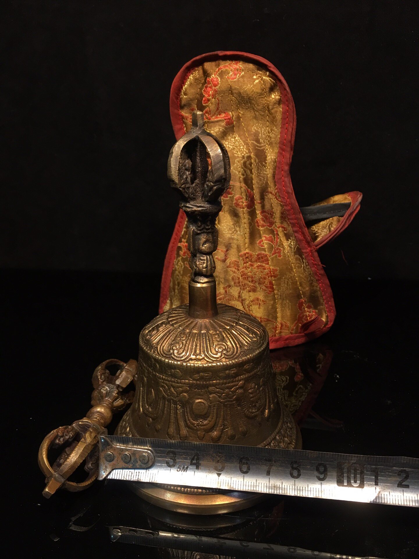 Vintage Pure Brass Vajra Bell  - огляд і ціна Vintage Collectible Bells
