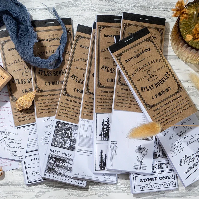 20 Pcs Vintage Stamp Illustrat - огляд і ціна Vintage Collectible Magazines