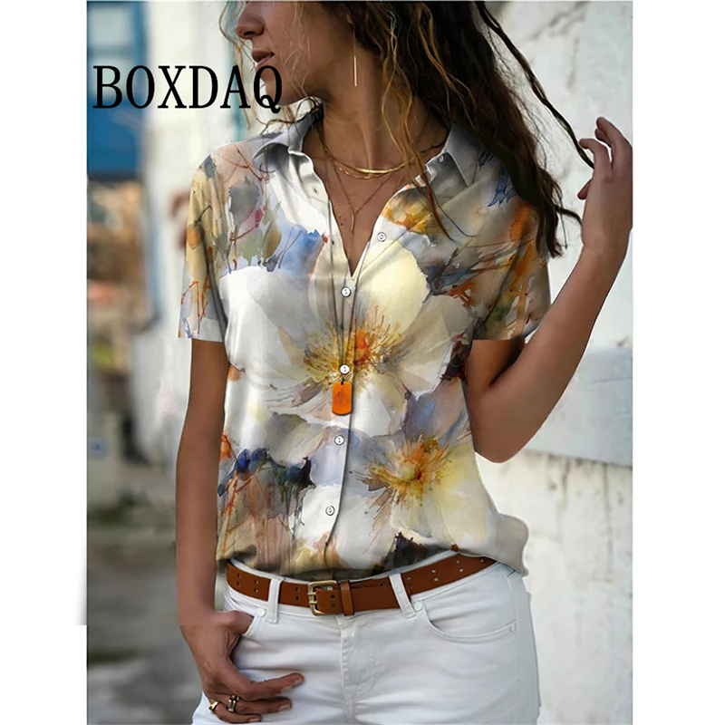 Summer Women Shirt Vintage Flo - огляд і ціна Vintage Collectible Buttons