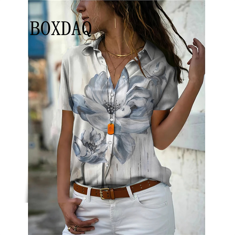 Summer Women Shirt Vintage Flo - огляд і ціна Vintage Collectible Buttons