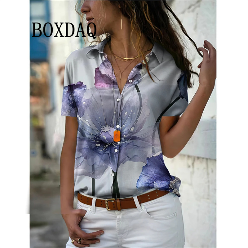 Summer Women Shirt Vintage Flo - огляд і ціна Vintage Collectible Buttons
