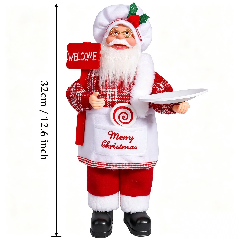 A Christmas chef-themed Santa  - огляд і ціна Vintage Collectible Santa