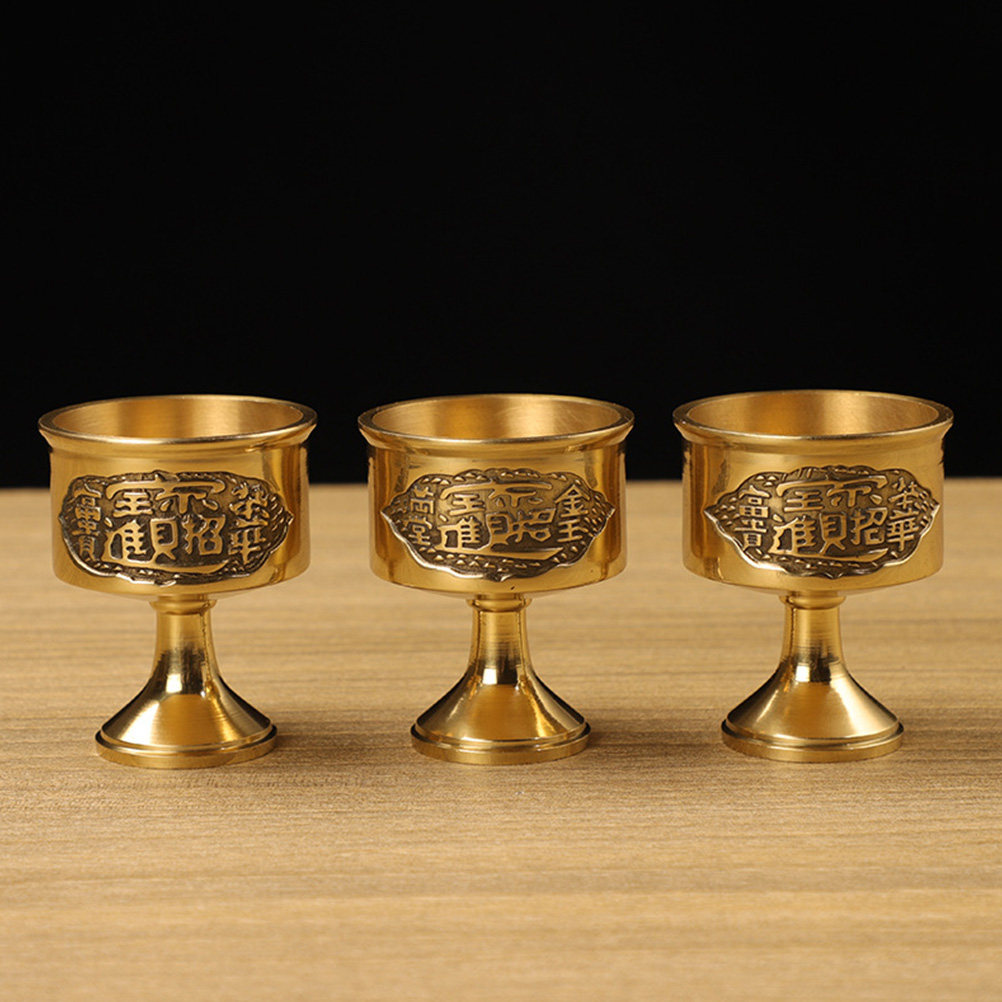1Pcs Pure Copper Wine Cup Vint - огляд і ціна Vintage Collectible Ornaments