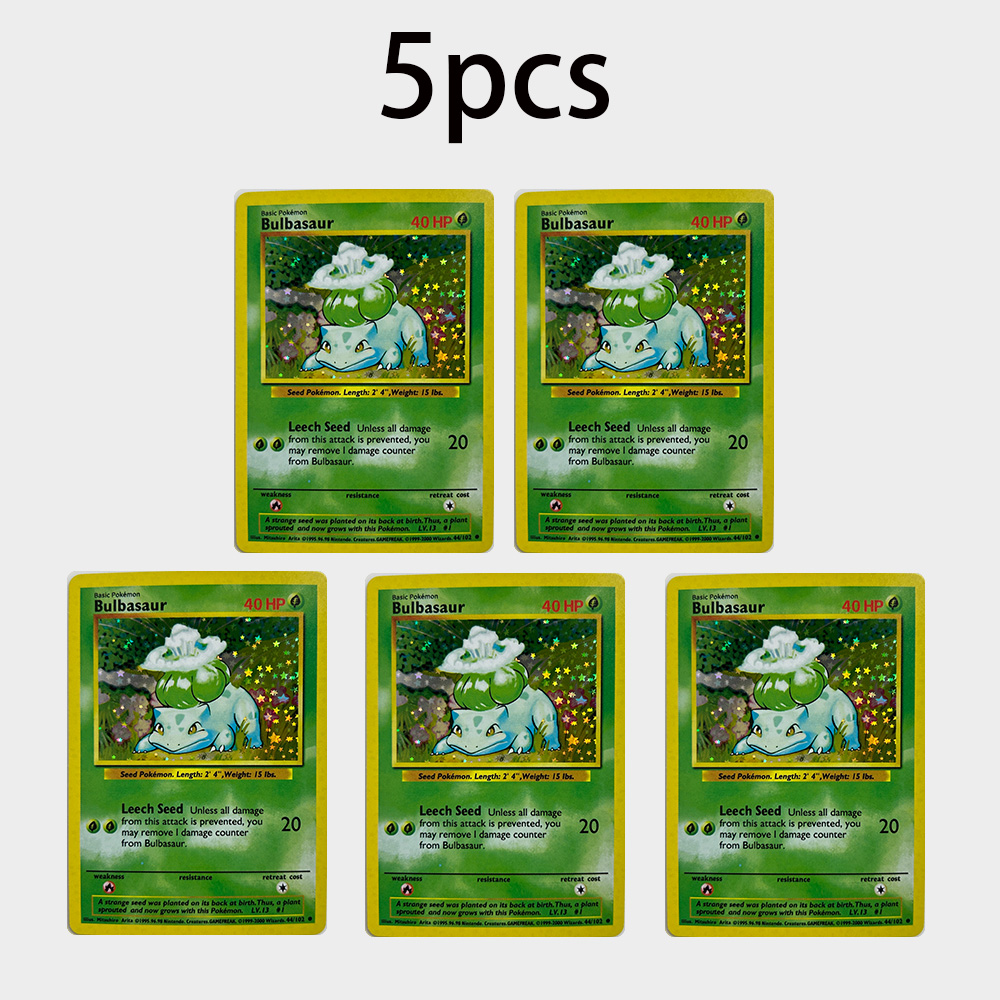 DIY PTCG TCG Cards Bulbasaur V - огляд і ціна Vintage Pokemon Collectible