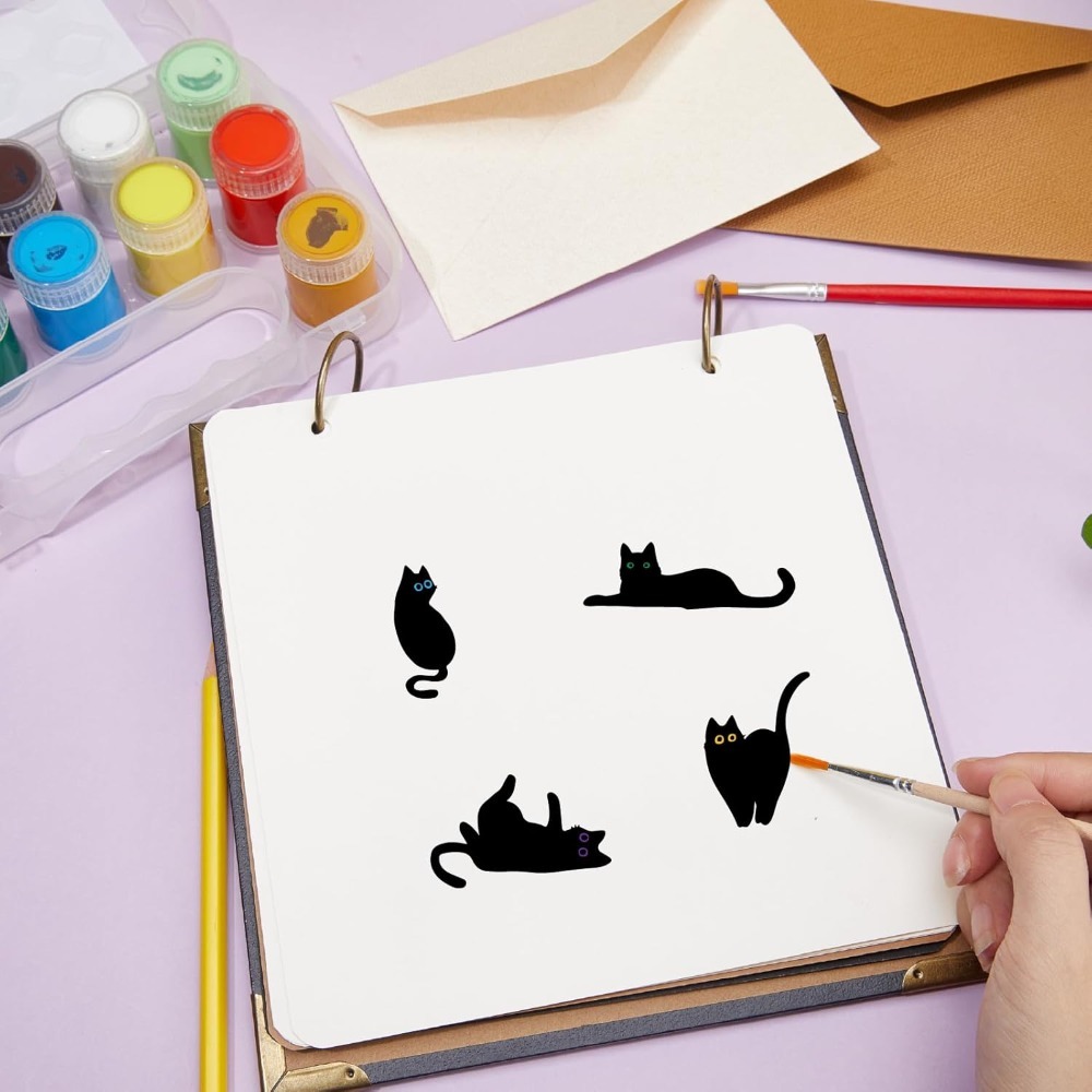 Black Cat Clear Rubber Stamps  - огляд і ціна Vintage Collectible Magazines