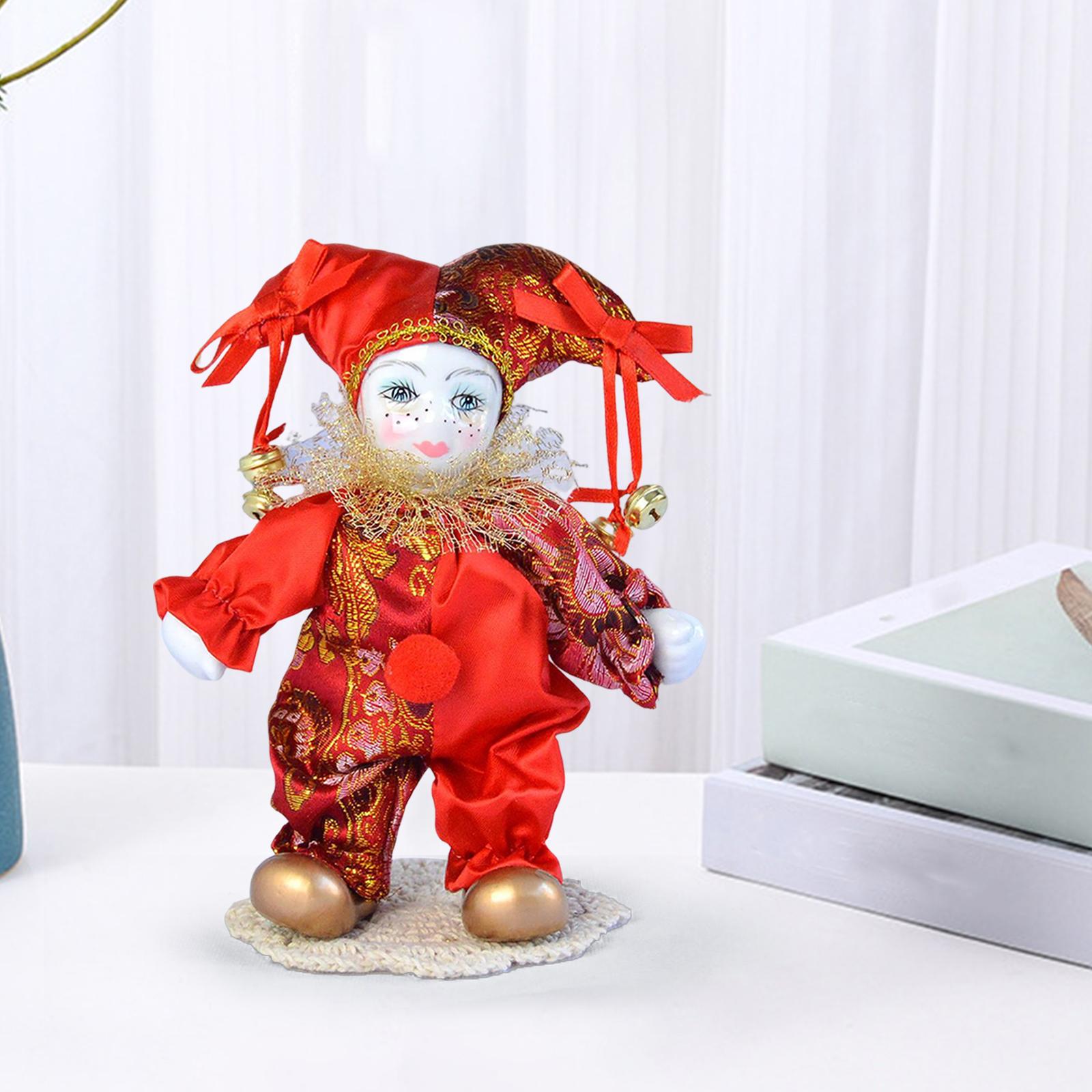 7 inch Clown dolls Display Ant - огляд і ціна Vintage Collectible Porcelain Dolls