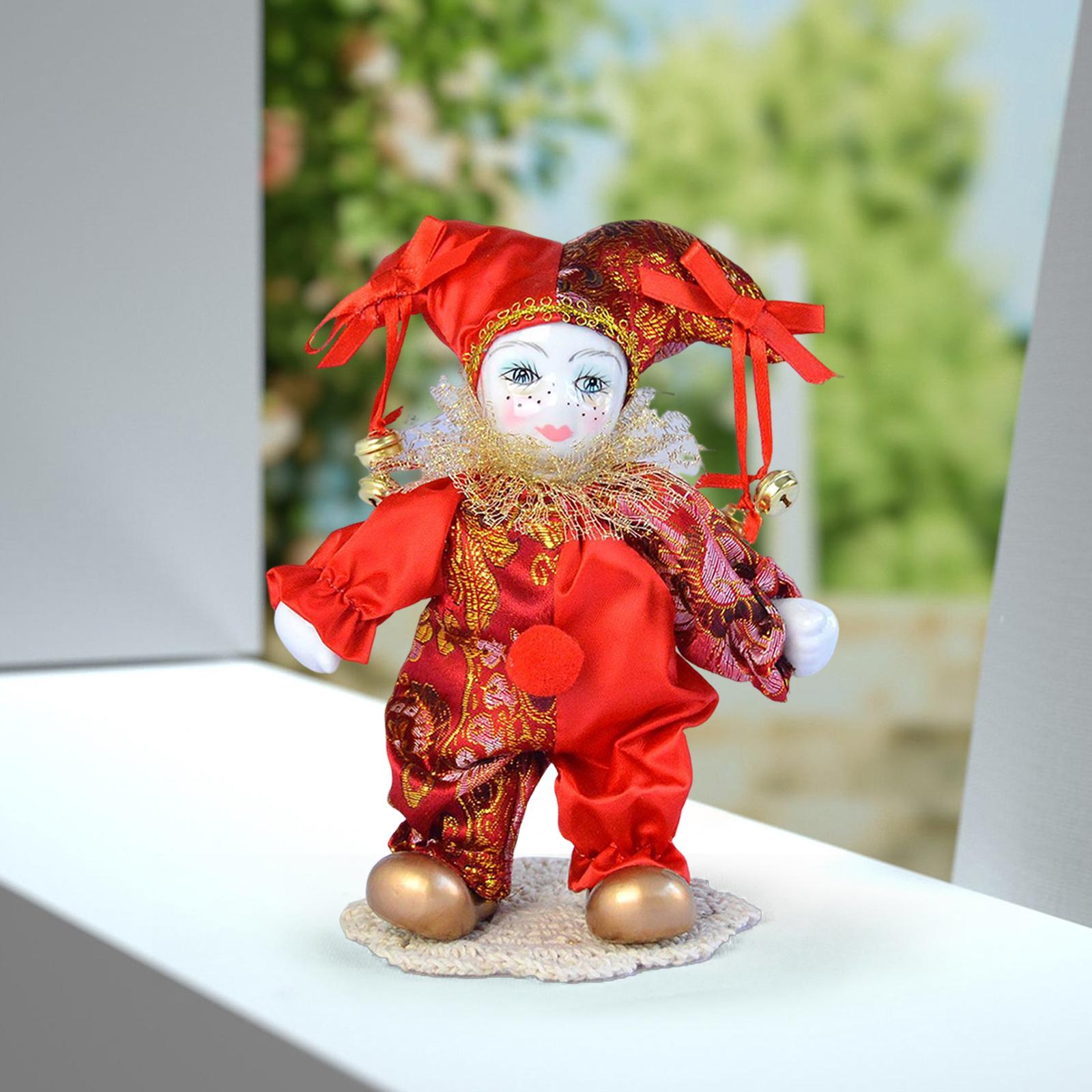 7 inch Clown dolls Display Ant - огляд і ціна Vintage Collectible Porcelain Dolls
