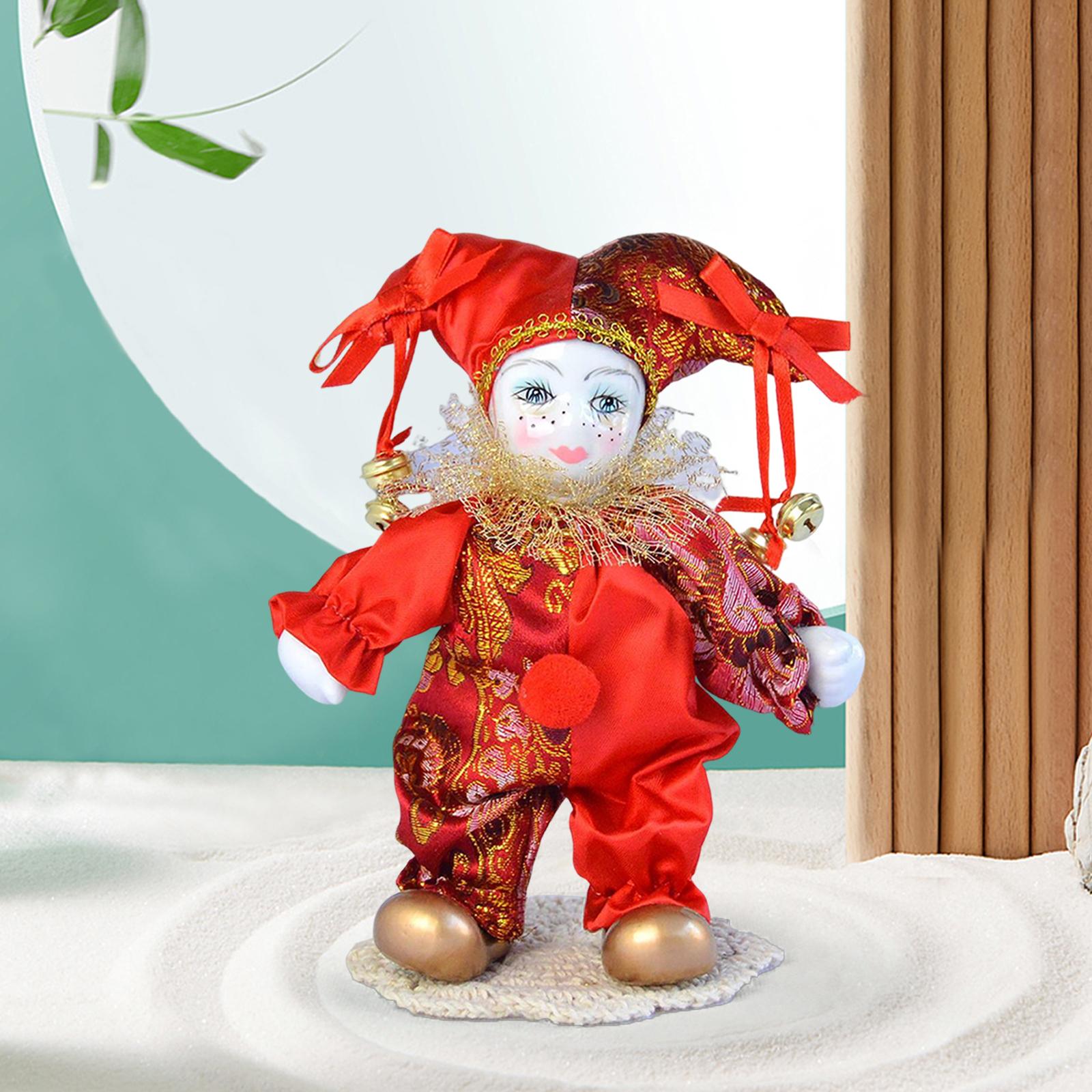 7 inch Clown dolls Display Ant - огляд і ціна Vintage Collectible Porcelain Dolls